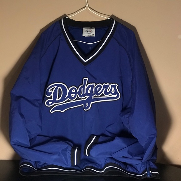 dodgers pullover windbreaker
